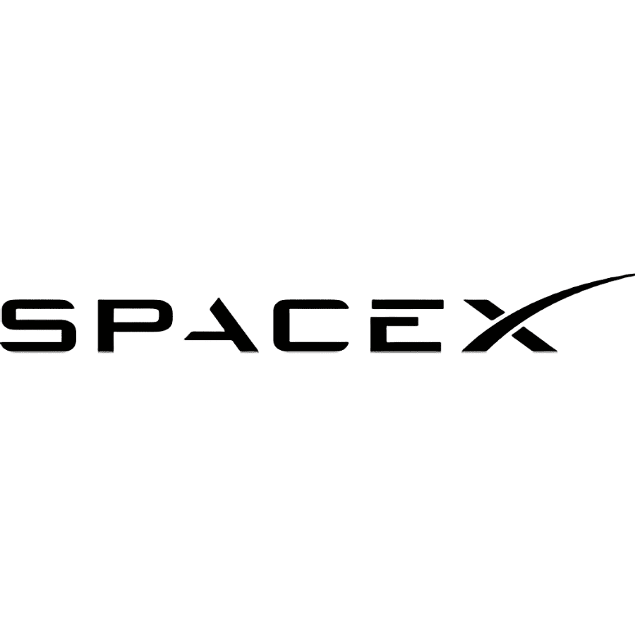 space x logo