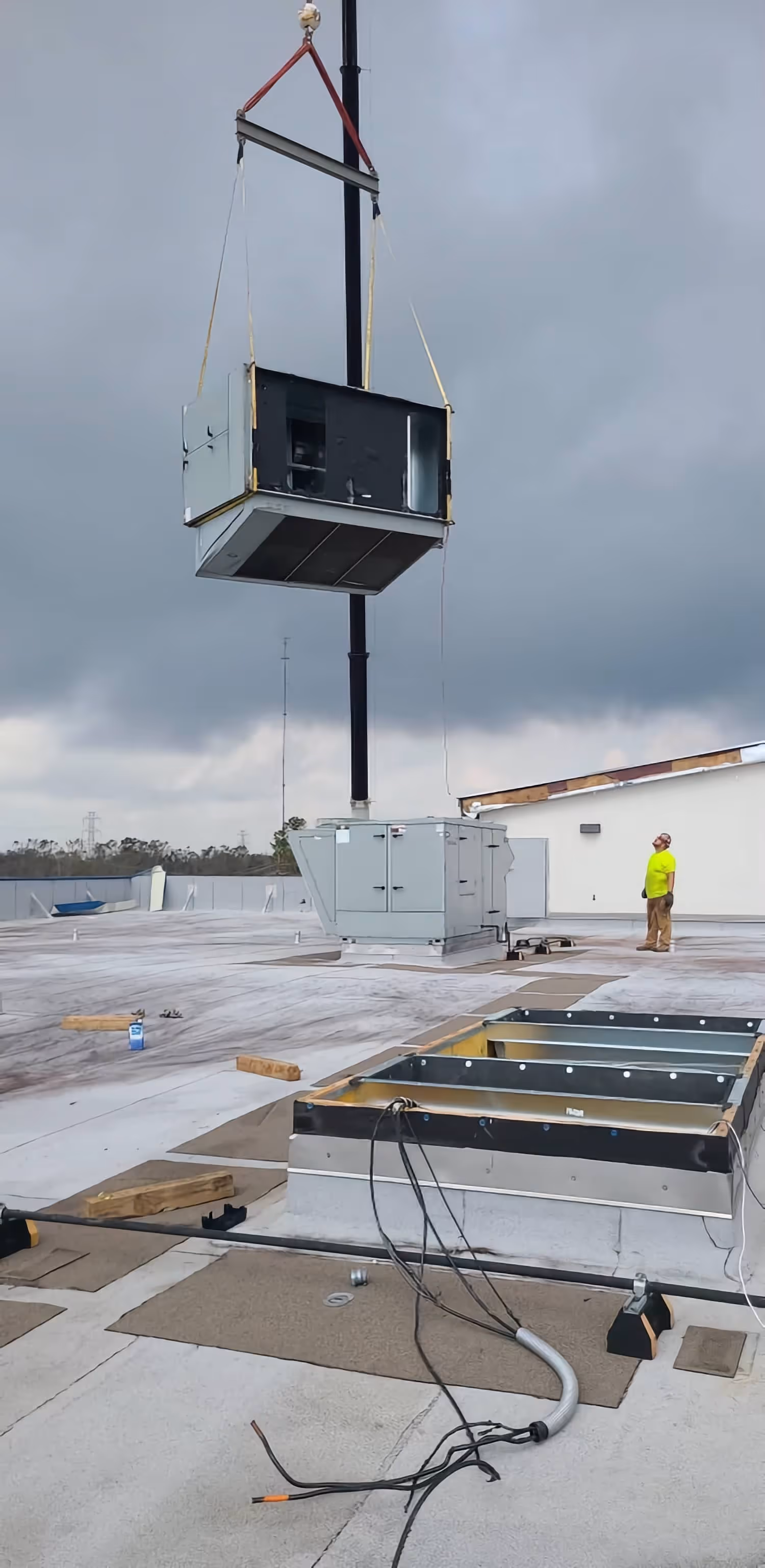ac unit install for a business in Brownsville, TX